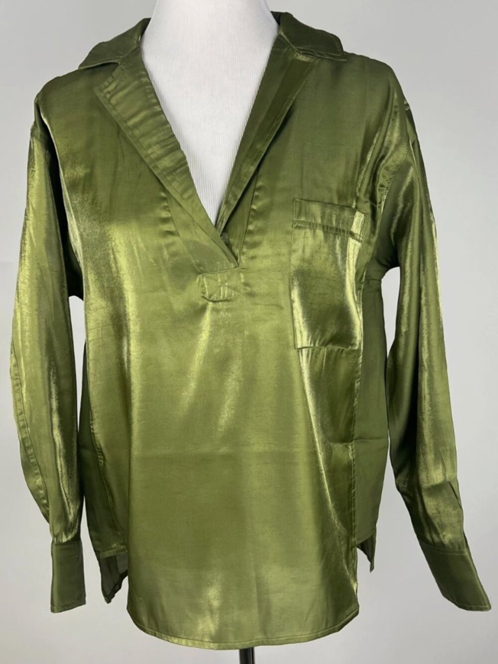 PILCRO for Anthropologie  'Shine Blouse' (RELAXED FIT)
